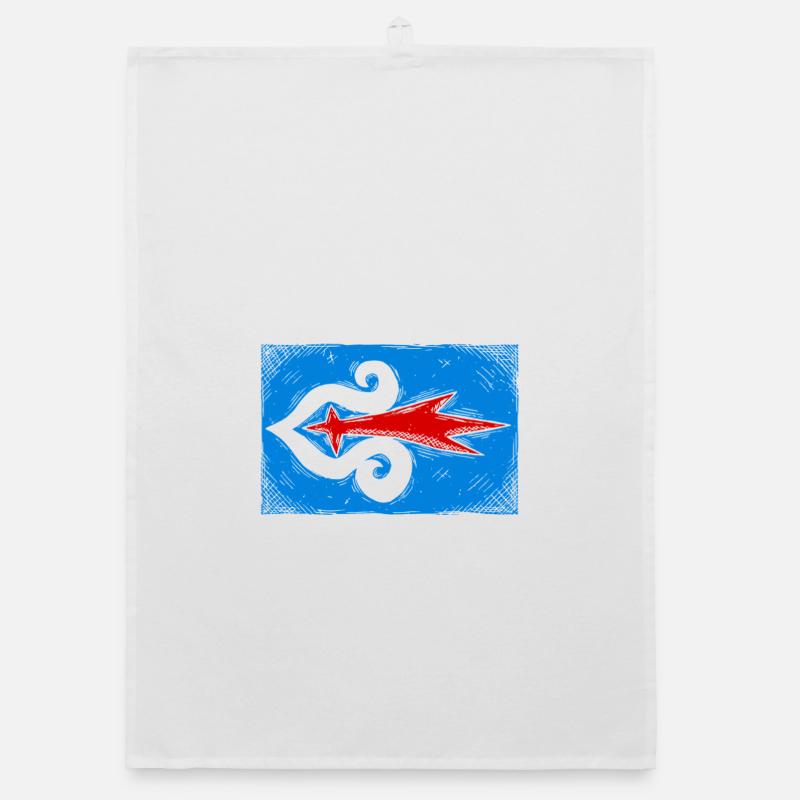 Drapeau aïnou Torchon bio