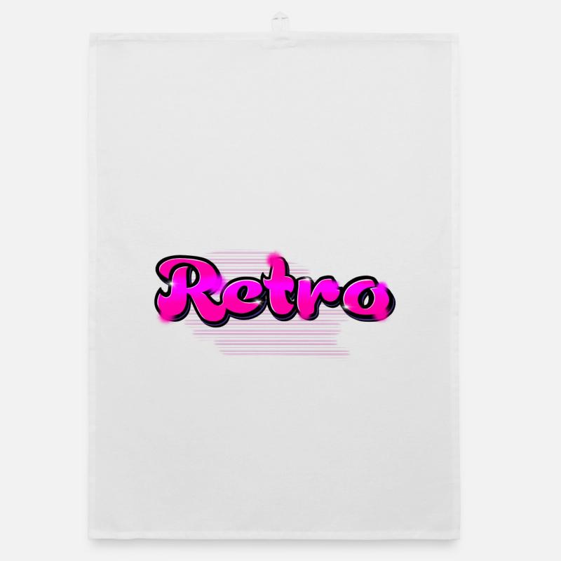 Retro Organic dish towel