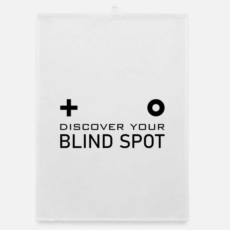 Blind spot brain test Organic dish towel