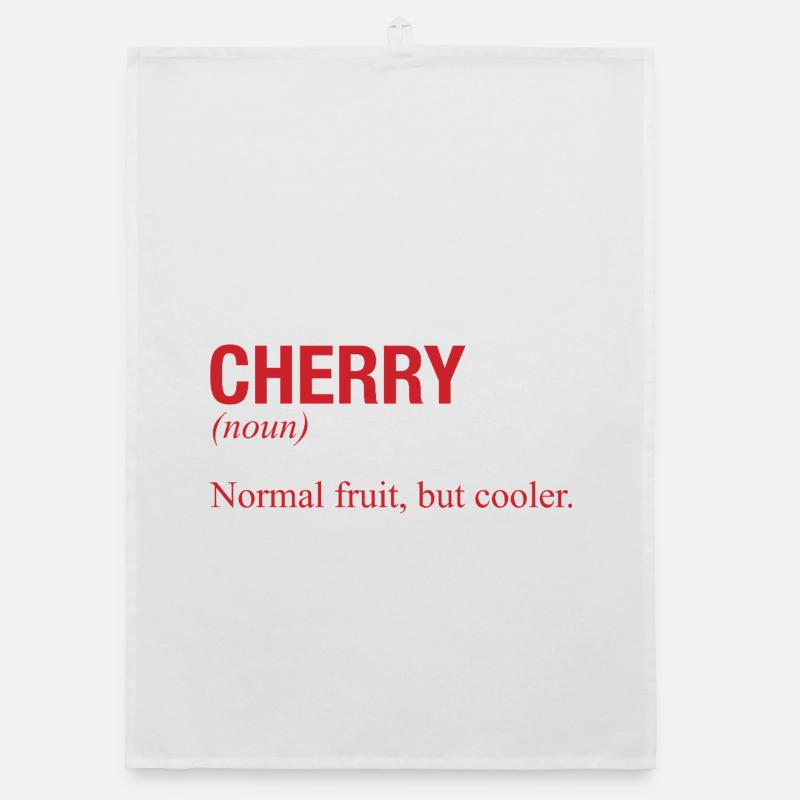 CHERRY Kirsche Organic dish towel