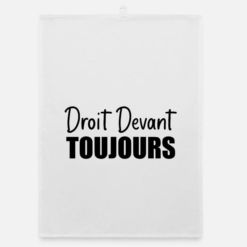 Droit devant, toujours Torchon bio