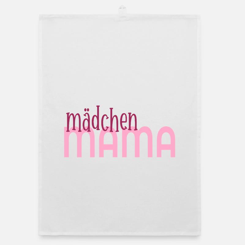 Mädchen Mama Muttertag Organic Geschirrtuch