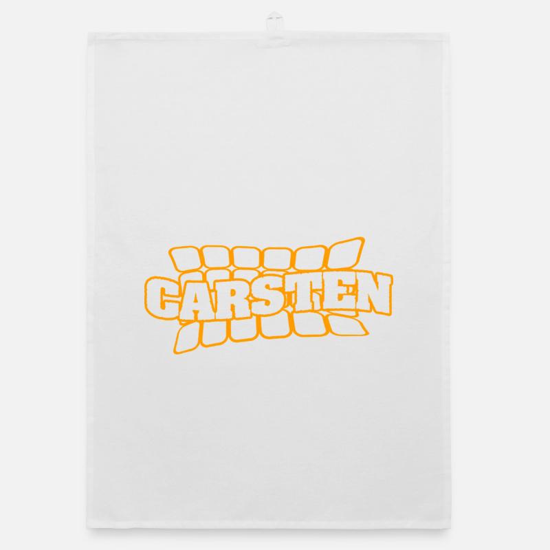 Carsten as a first name Organic dish towel