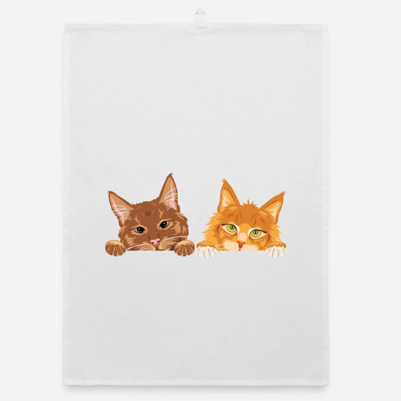 Peeking_cute_two_ginger_cats Torchon bio