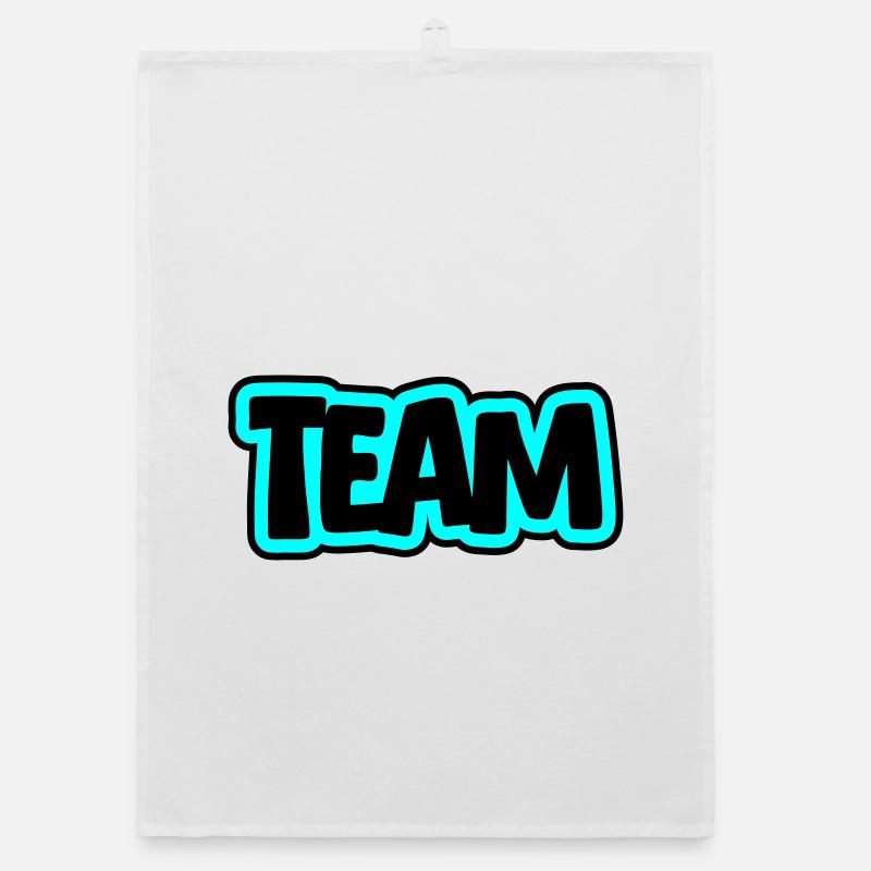 Lettrage d’équipe Torchon bio