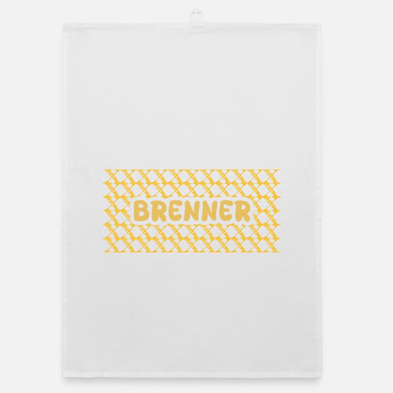 Burner Yellow Net Pattern Organic dish towel