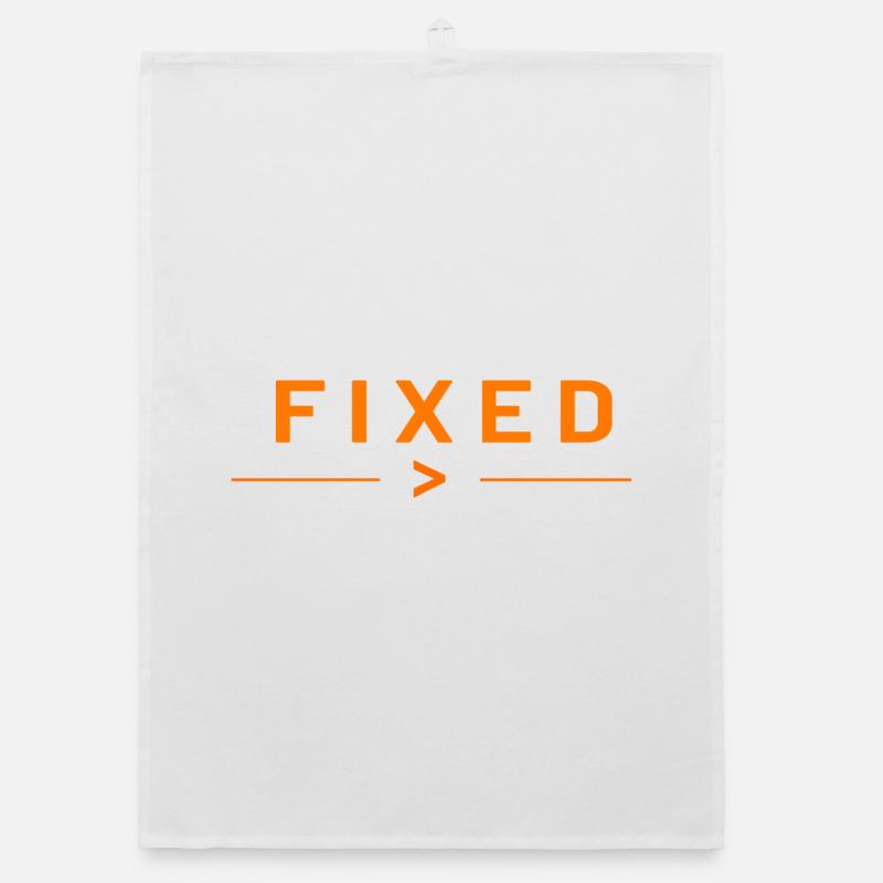 Bitcoin Fixed Supply Typografie Organic Geschirrtuch