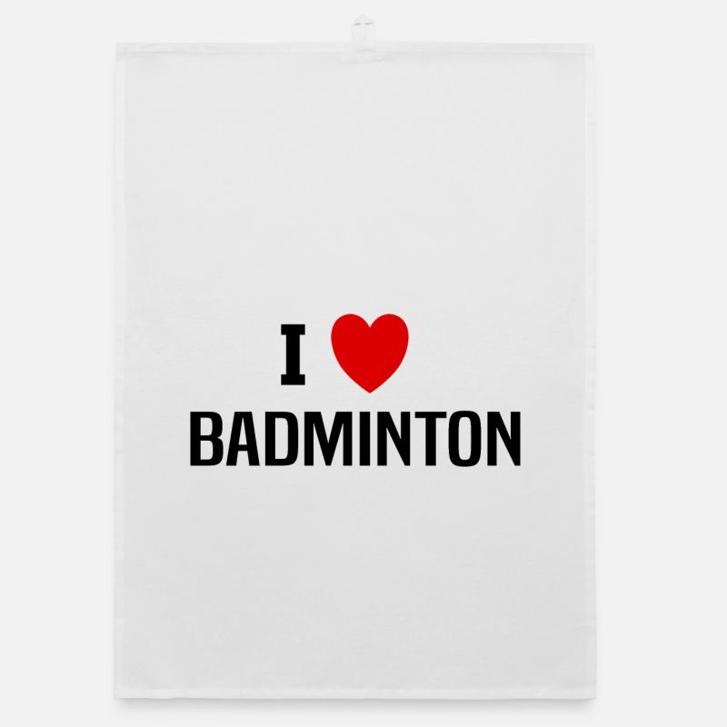 I love badminton Torchon bio