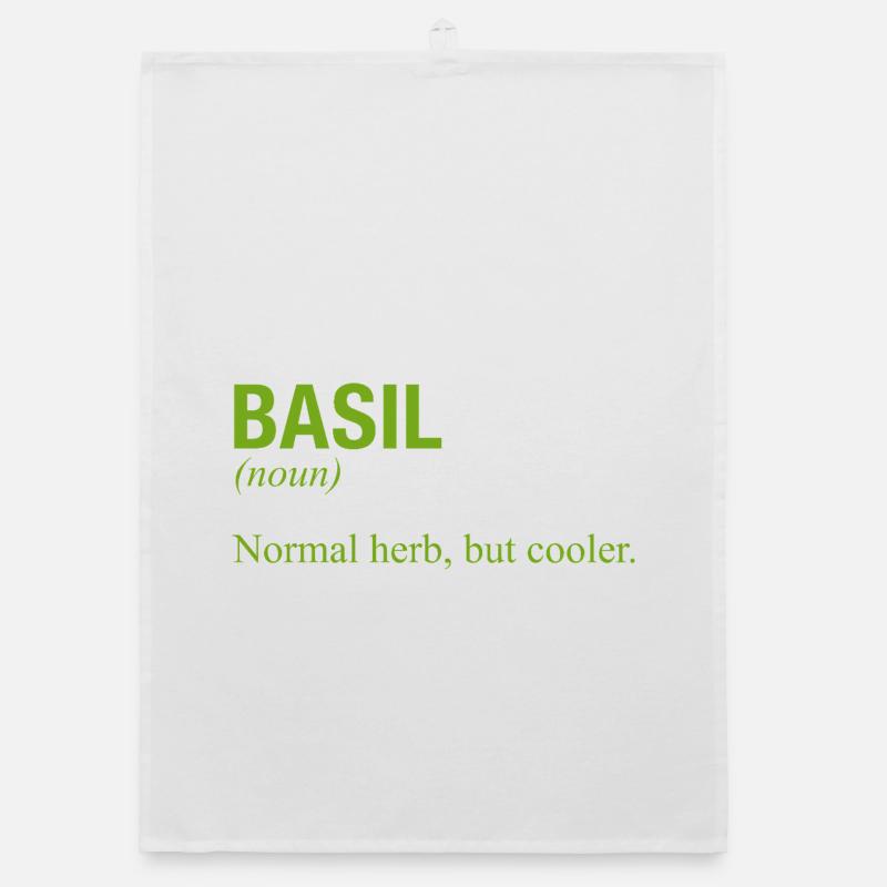 BASIL Basilikum Organic dish towel
