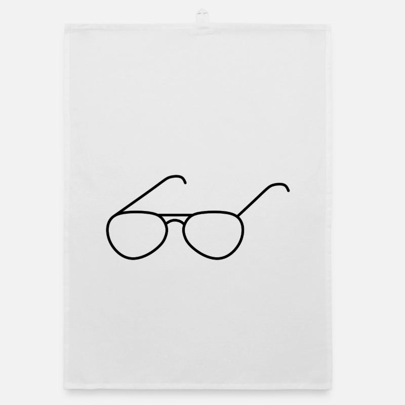 Conception de contour de lunettes Torchon bio