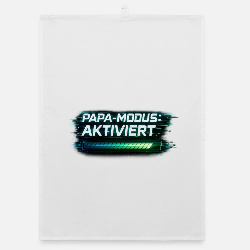 Dad Mode Enabled – Gift for Dad Organic dish towel