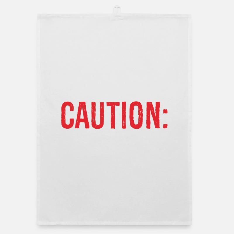 caution I have no filter Organic dish towel