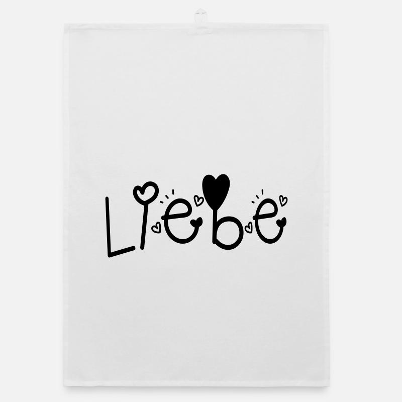 LIEBE VALENTINSTAG Organic Geschirrtuch