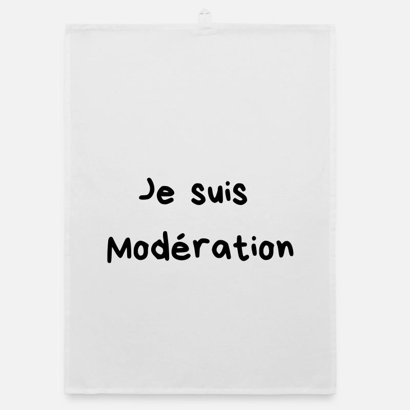 I drink in moderation - 2 Organic dish towel