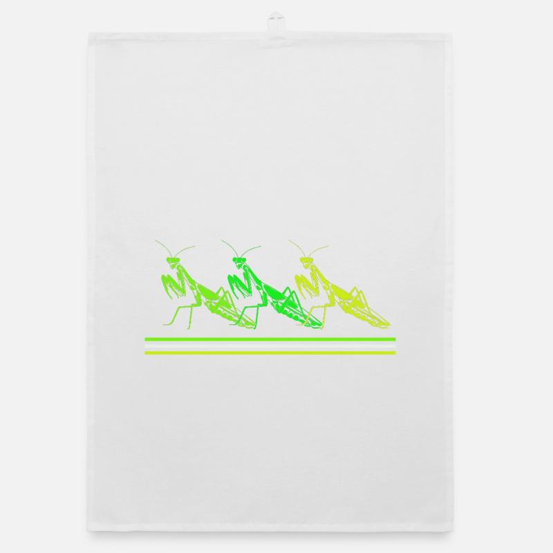 Mantis Gottesanbeter Gottesanbeterin Organic Geschirrtuch