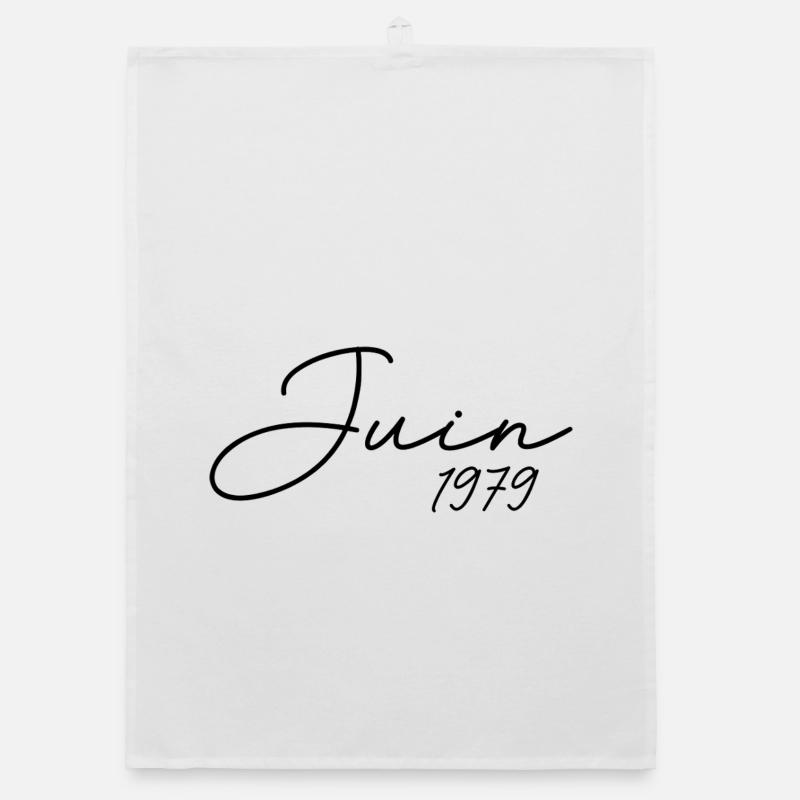 Geburtstag 1979 Juni 1979 Geschenk Juni 1979 Organic Geschirrtuch