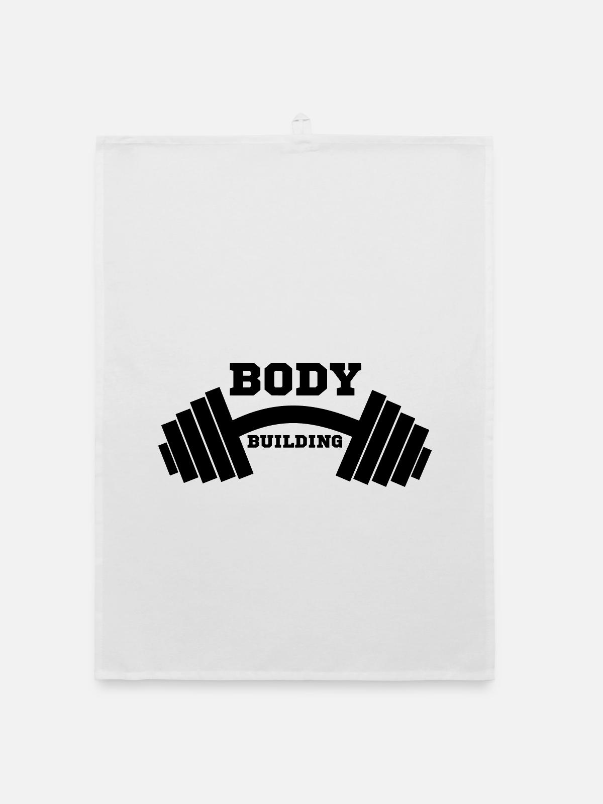 Gym - Organic Geschirrtuch - Weiß - Vorne