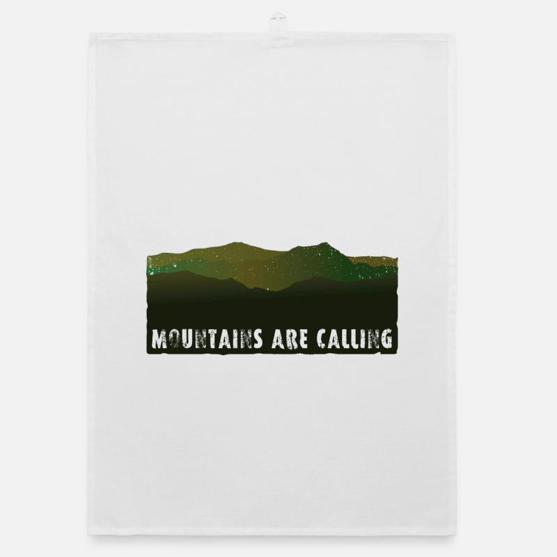 Mountains are Calling | Panorama Organic dish towel