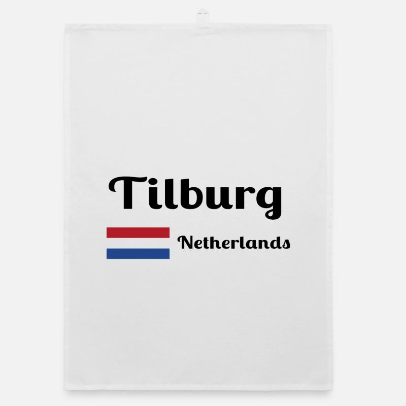 Tilburg, Pays-Bas- Imprimés élégants Torchon bio