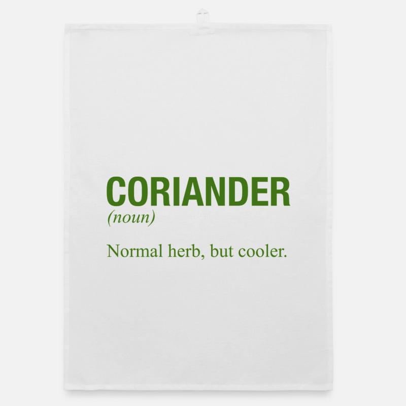 CORIANDRE Torchon bio