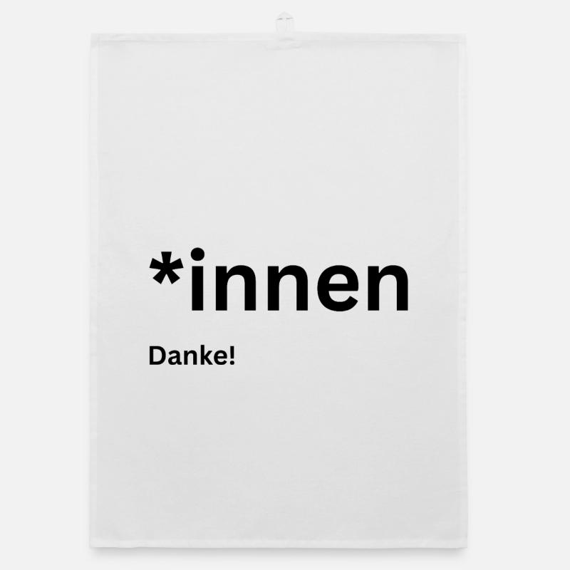 Pro Gendern Organic Geschirrtuch