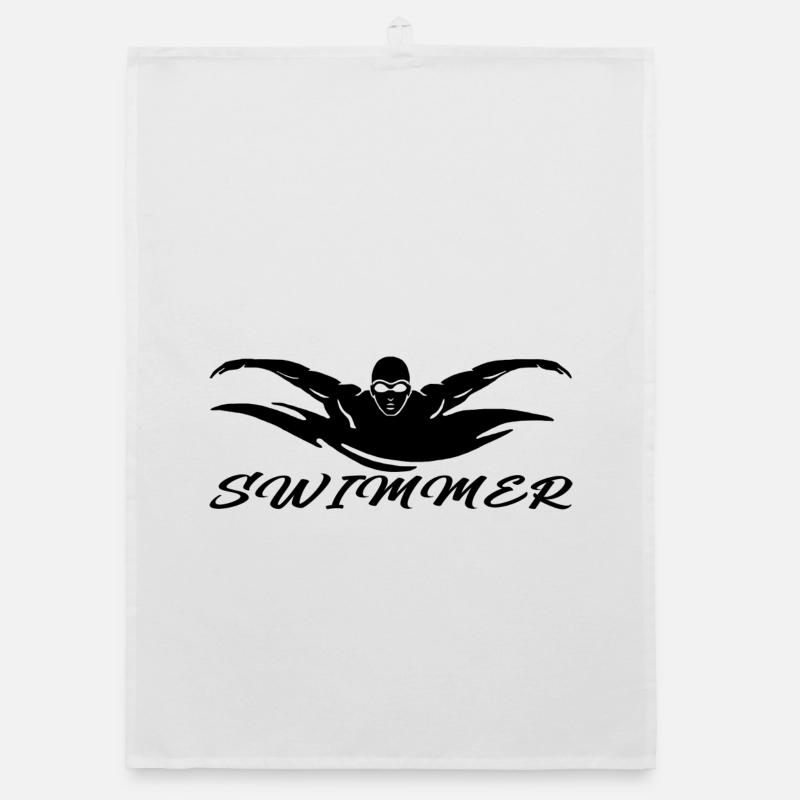 Swimmer Organic dish towel