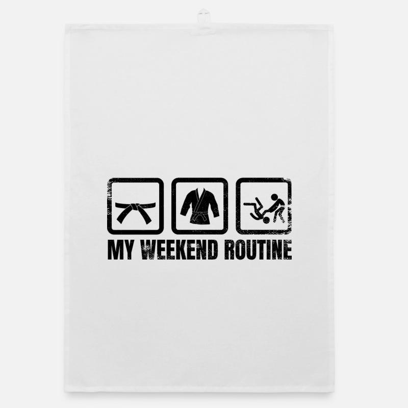 Routine du week-end de judoka Torchon bio