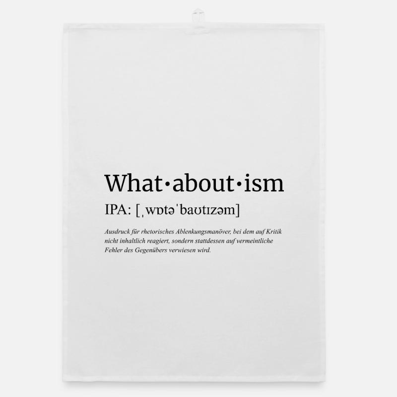 Whataboutisme Torchon bio