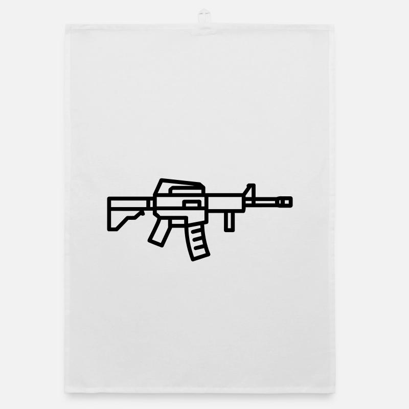 Submachine gun Organic dish towel