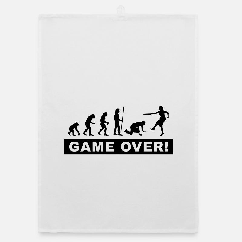 evolution_stag & hen nights Organic dish towel