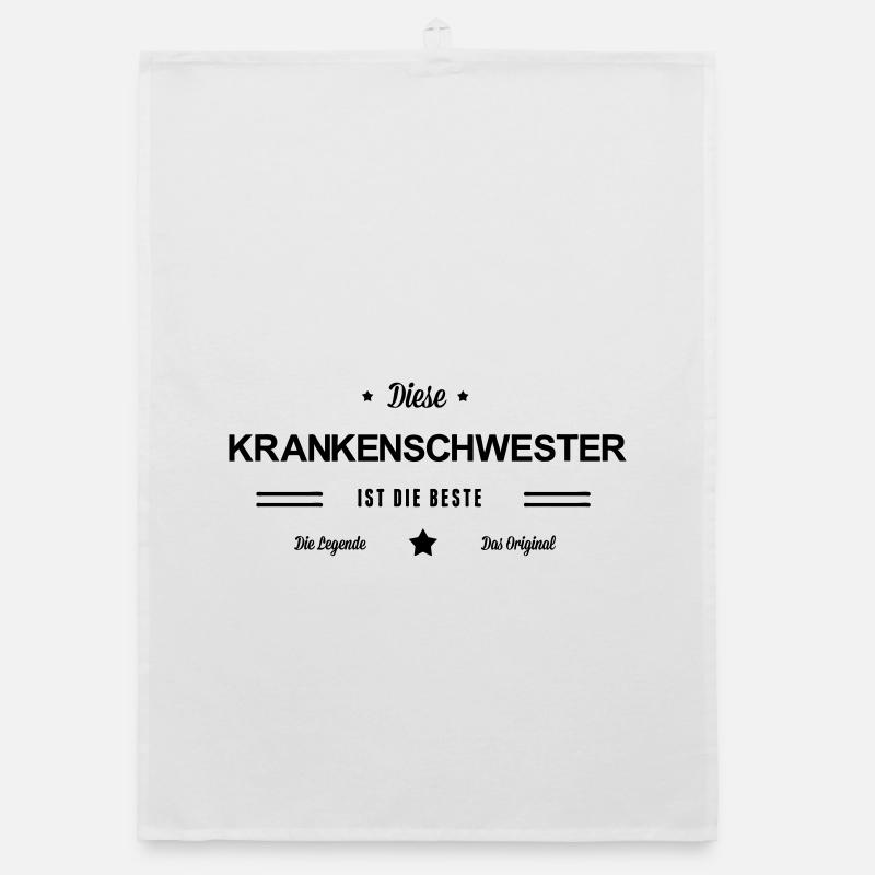 Beste Krankenschwester Organic Geschirrtuch