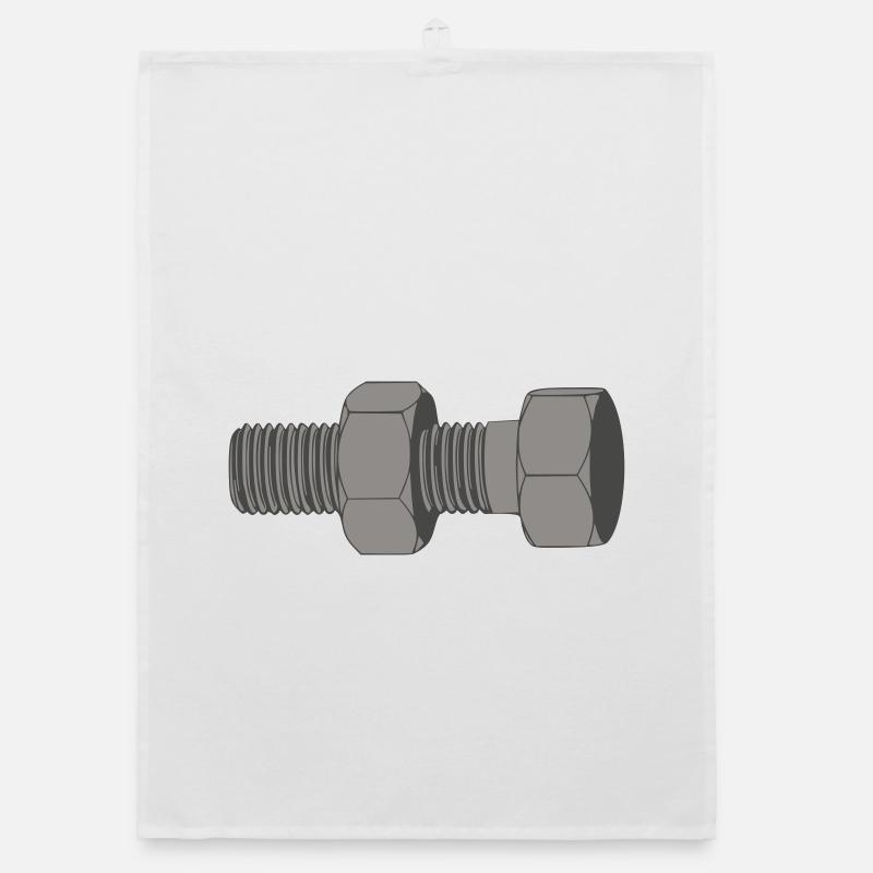 Boulon - Torchon bio - blanc