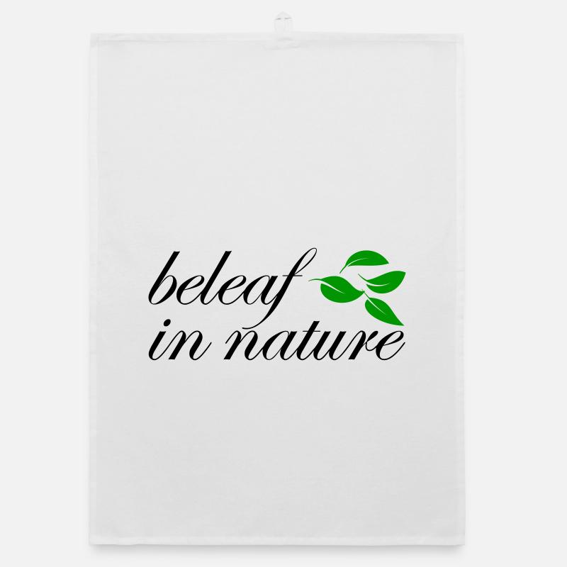 beleaf in nature - Organic Geschirrtuch - Weiß