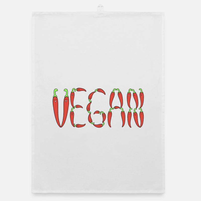 Vegan chilli Organic dish towel