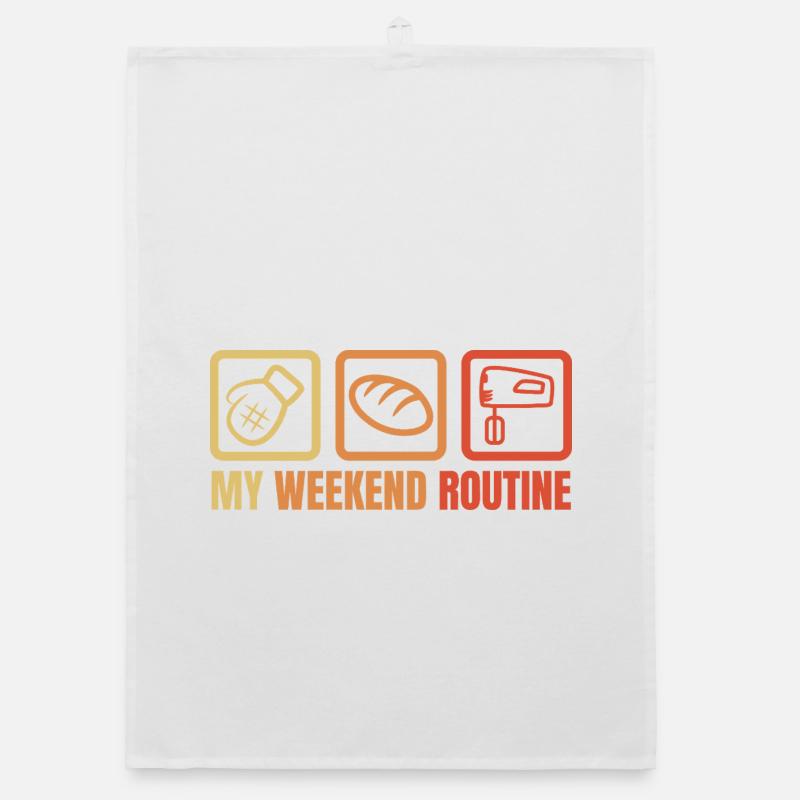 My Weekend Routine Organic dish towel