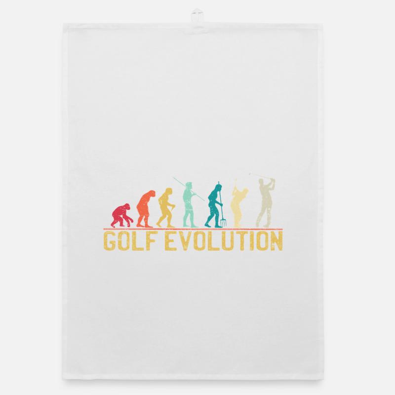 Golf Evolution Silhouette Design Torchon bio