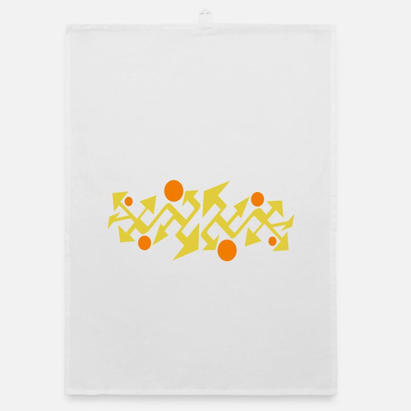 Abstract pattern by Cean Organic dish towel