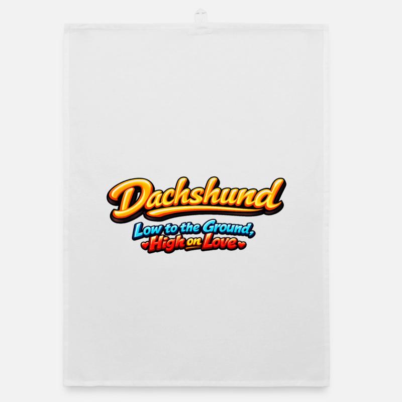 Teckel : Terrain bas, amour élevé Torchon bio