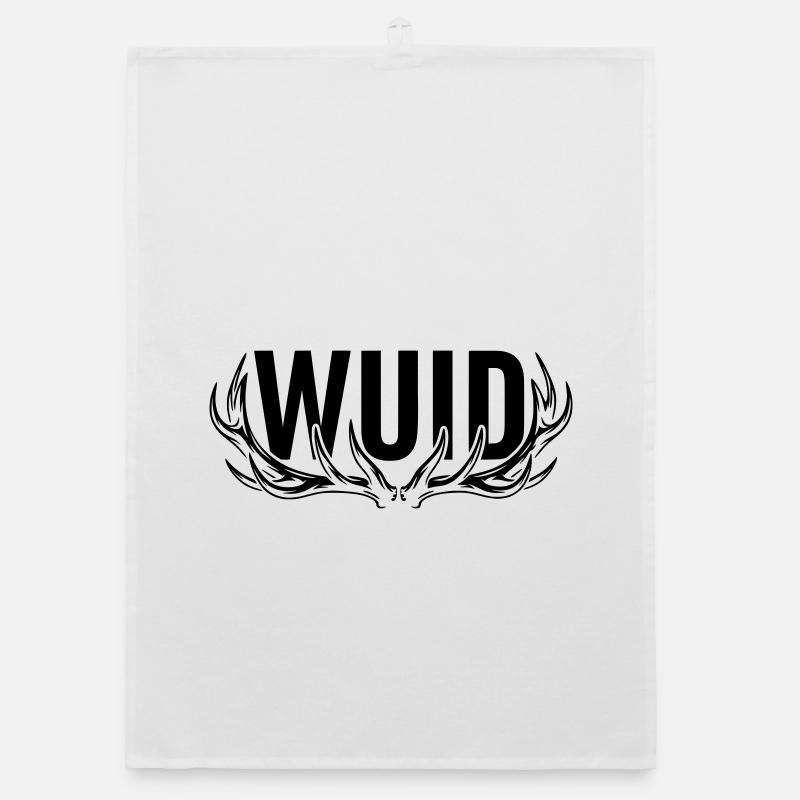 WUID – Modernes bayerisches Design mit Geweih Organic Geschirrtuch