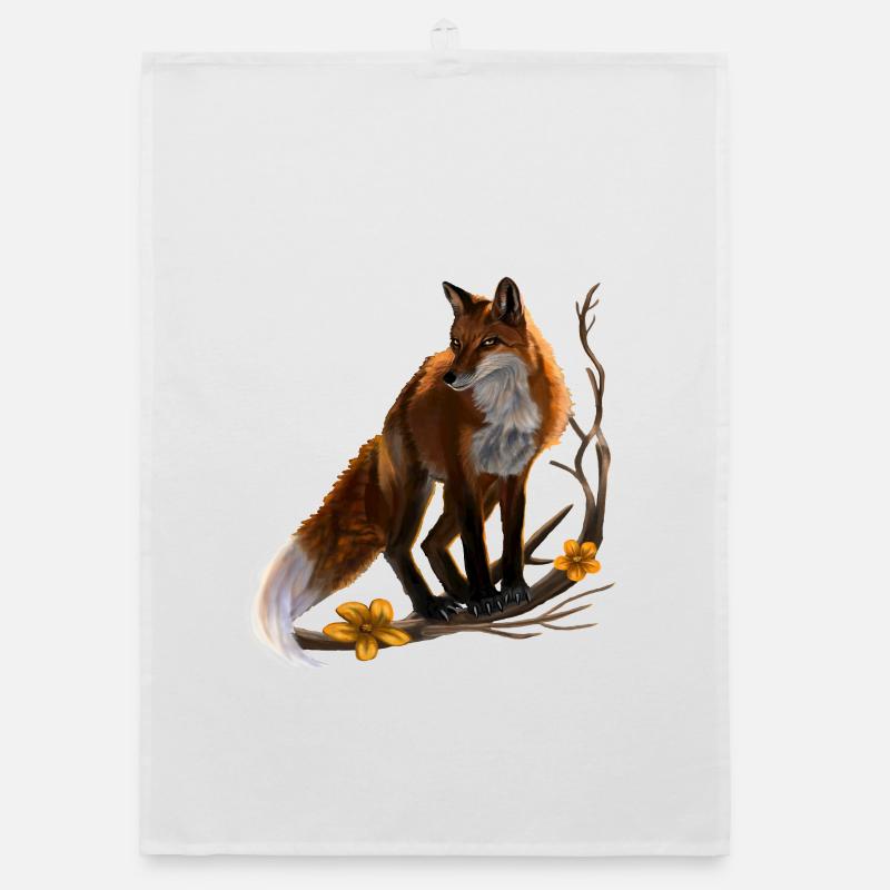 fox Organic dish towel