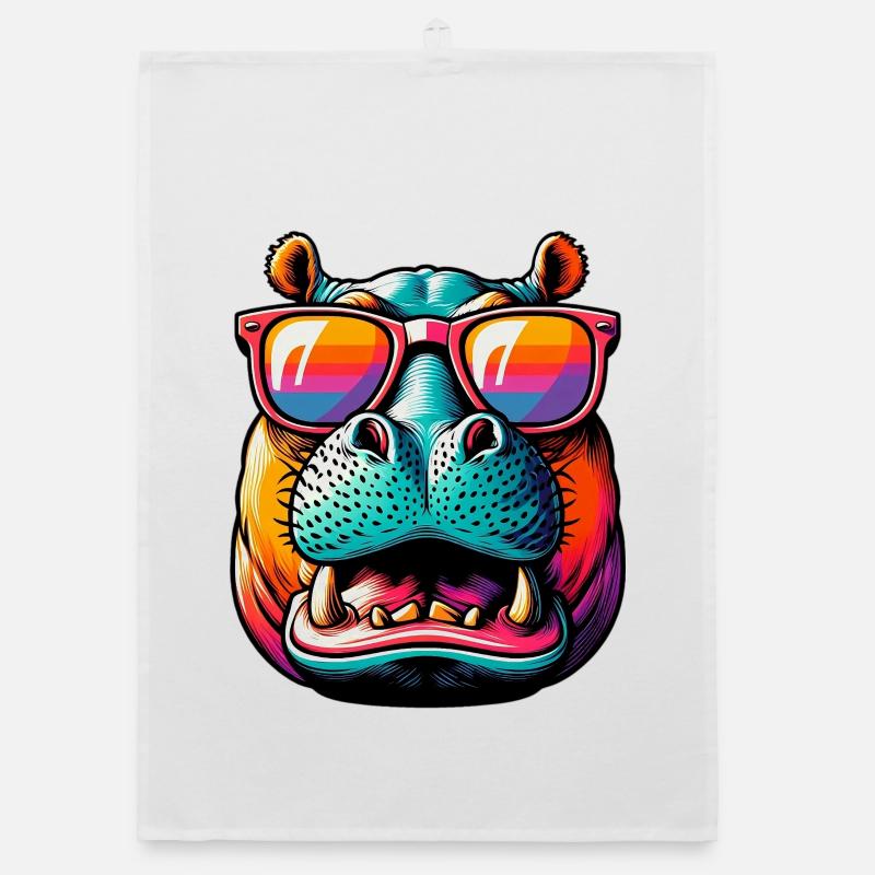 Nilpferd Organic Geschirrtuch