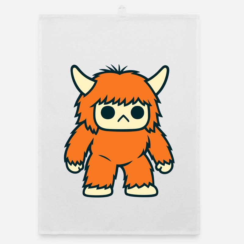 Cute Devil by toystudio 71 / FANMAN Organic dish towel