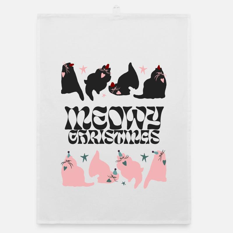 MIAOUY NOËL - Torchon bio - blanc