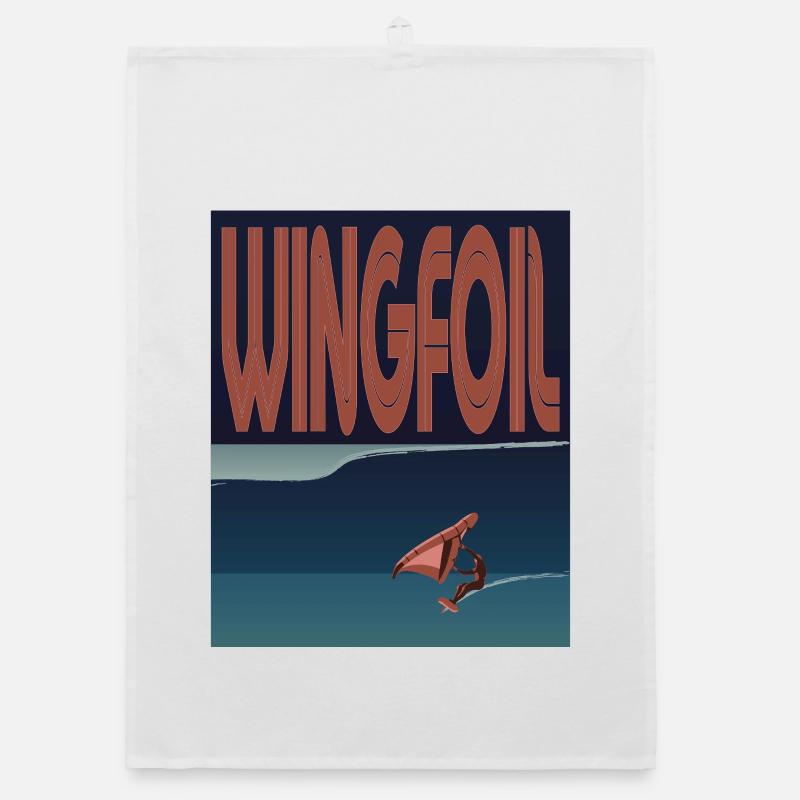 Wingfoiler Shaft Organic dish towel