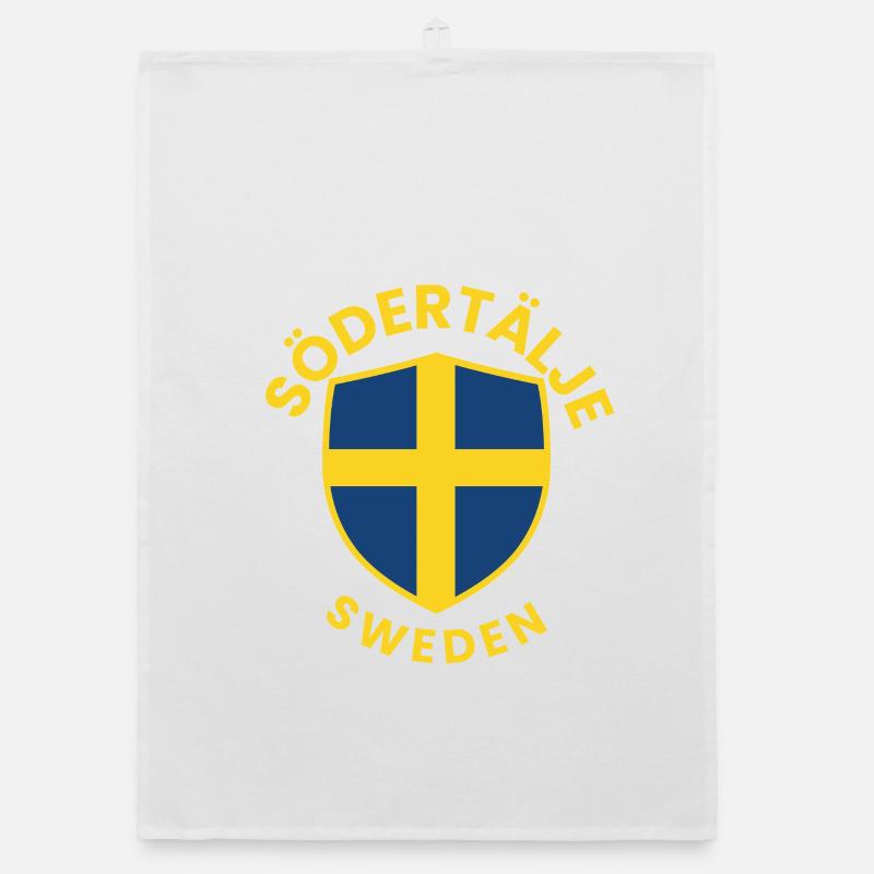 Swedish Shield Flag Logo Organic dish towel