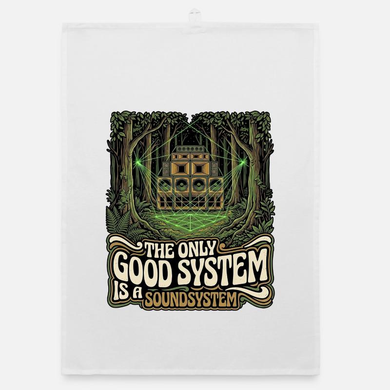 The Only Good Soundsystem Organic Geschirrtuch