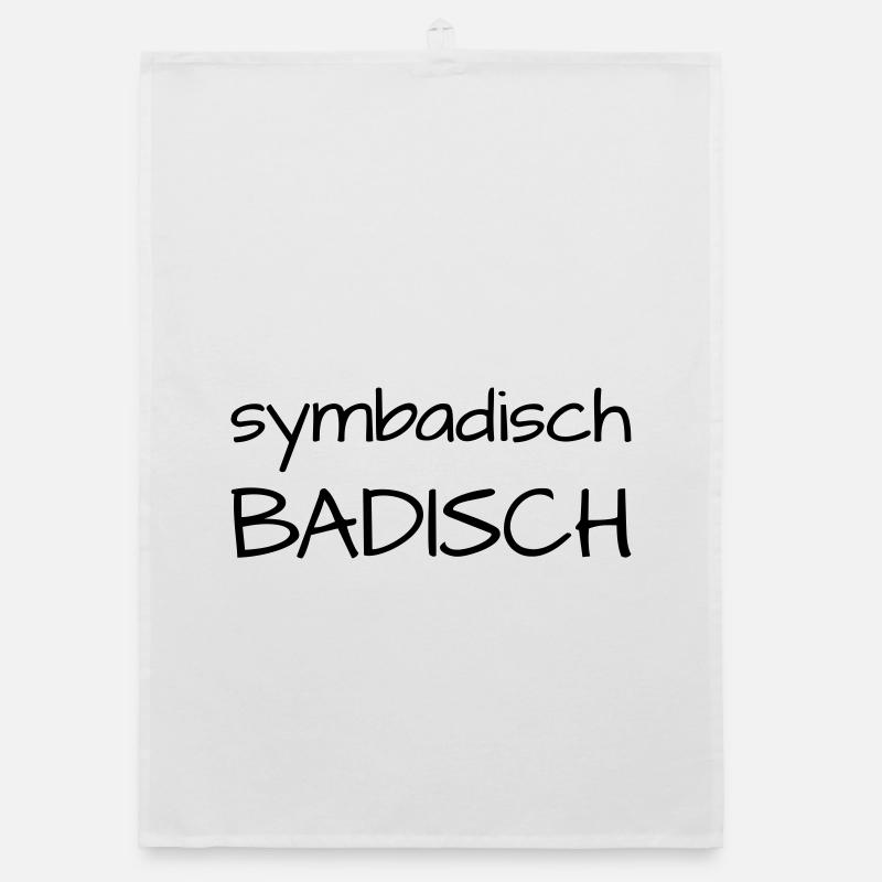 Symbadisch Badisch Organic Geschirrtuch