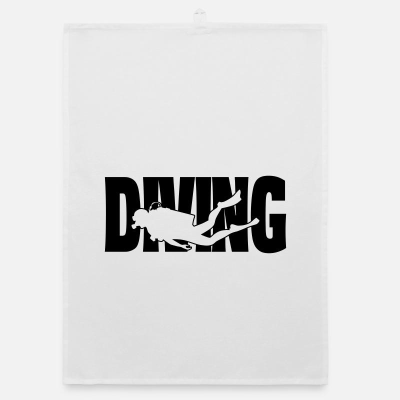 diving II Organic dish towel