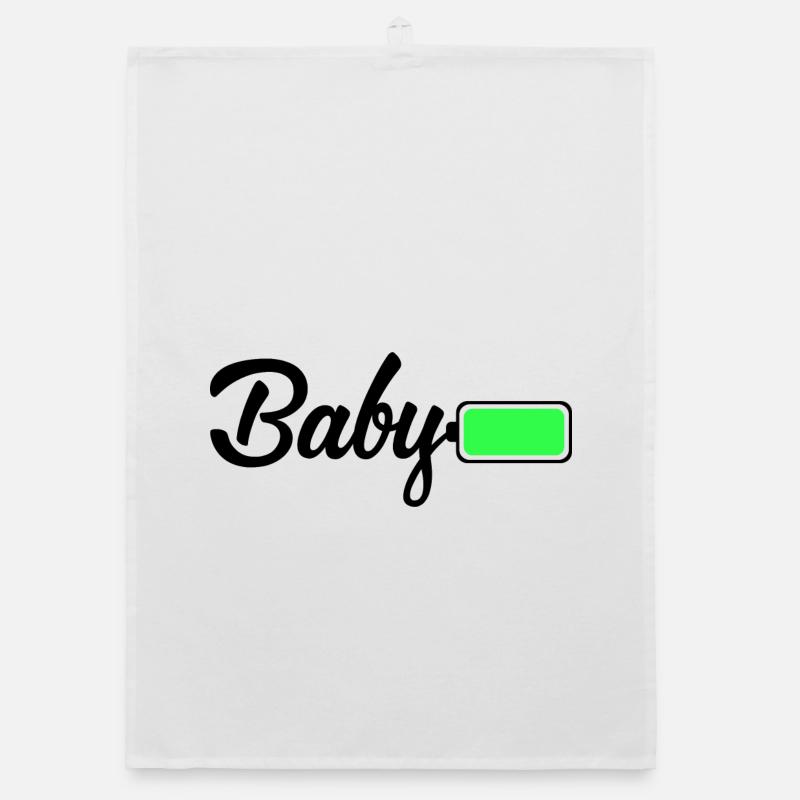 Neon Lime Abstract Block Tee Organic dish towel