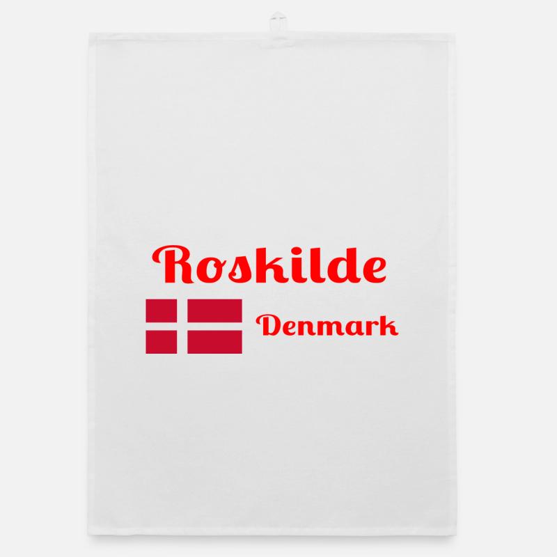 Roskilde Denmark - Stylish prints Organic dish towel